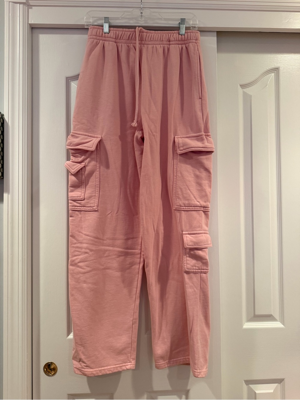 Garage Women’s Pink Cargo Joggers with Drawstring Waist